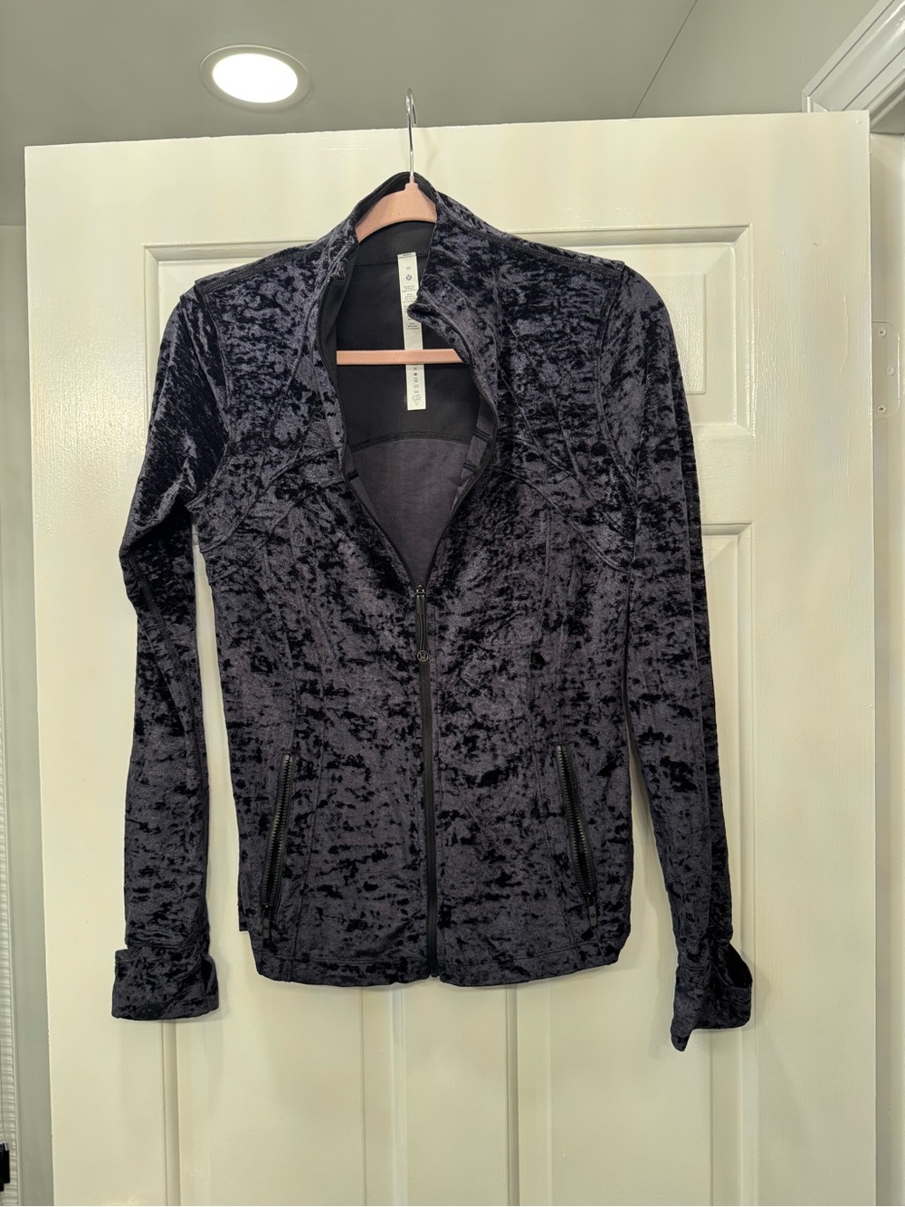 lululemon crushed velvet define jacket